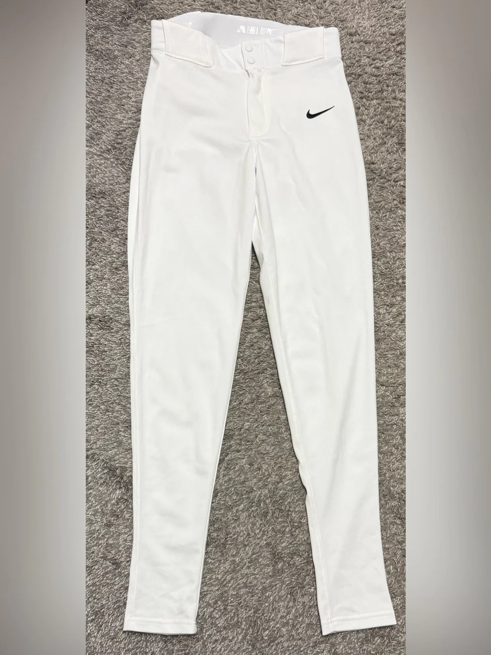 NWOT Men’s Nike Vapor Baseball Pants, White, Size XS